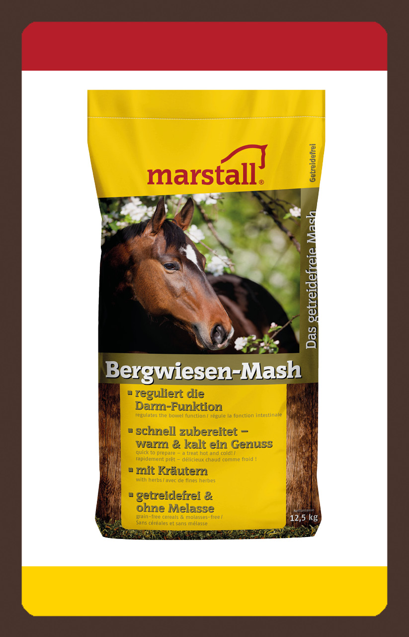 produkt mash getreidefrei haut fell verdauung stoffwechsel senior zucht sport freizeit Bergwiesen-Mash 12,5kg