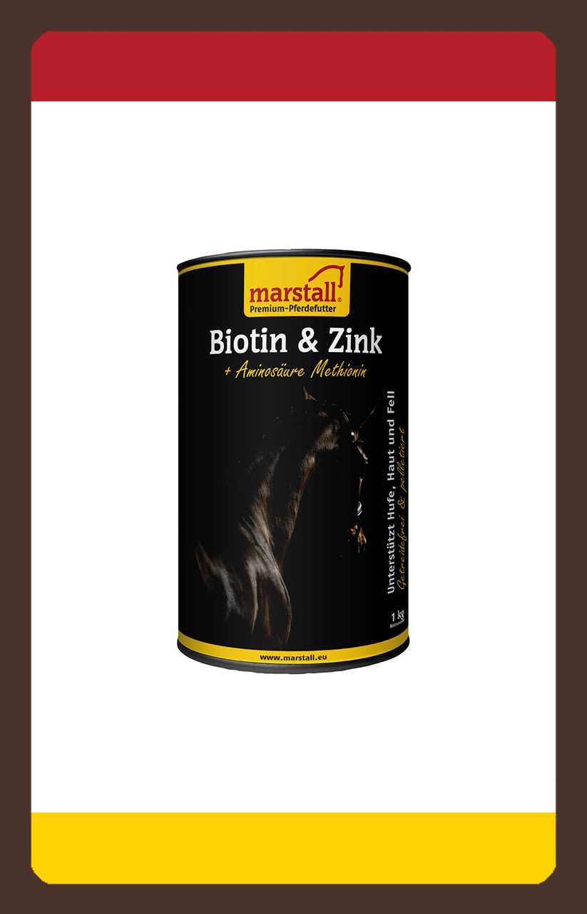 produkt haut fell huf senior zucht sport freizeit Biotin & Zink 1kg