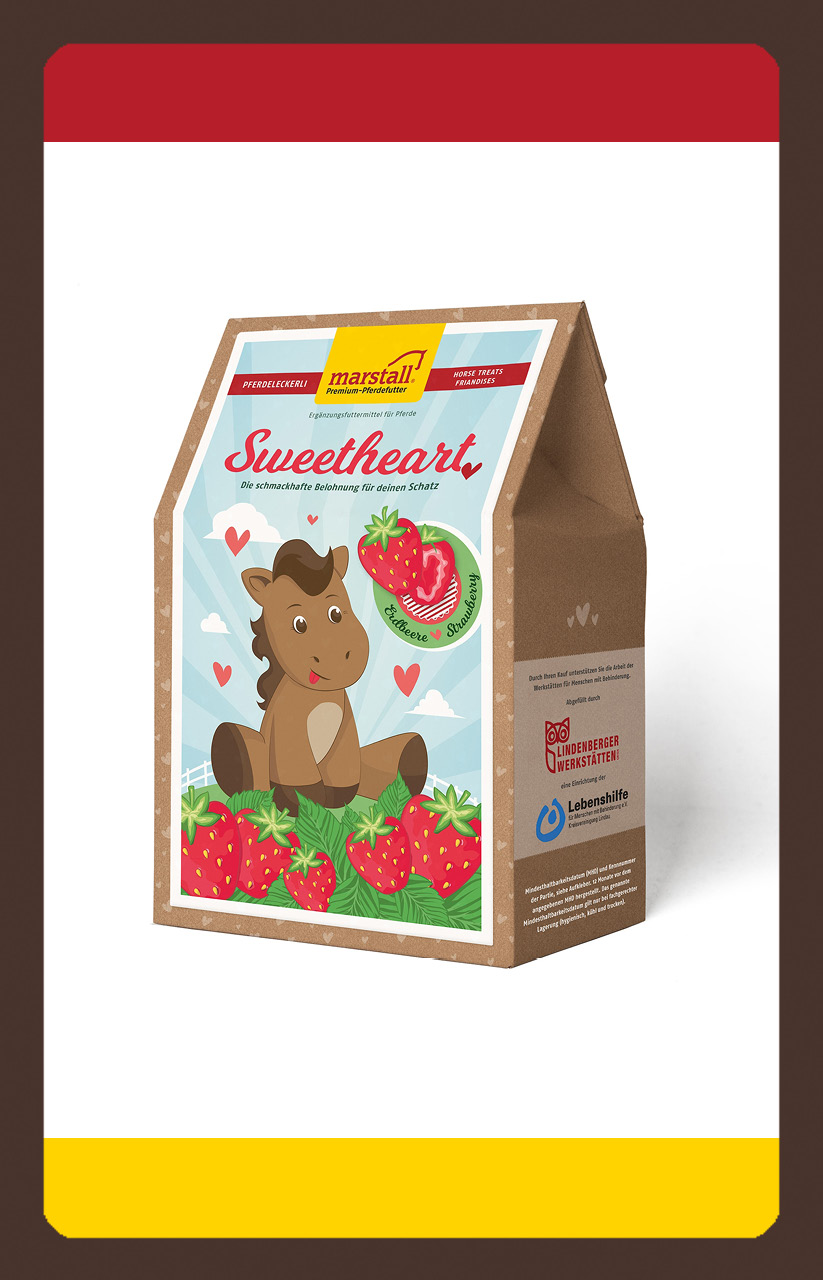 produkt leckerli Sweetheart Erdbeer-Herzen 500g