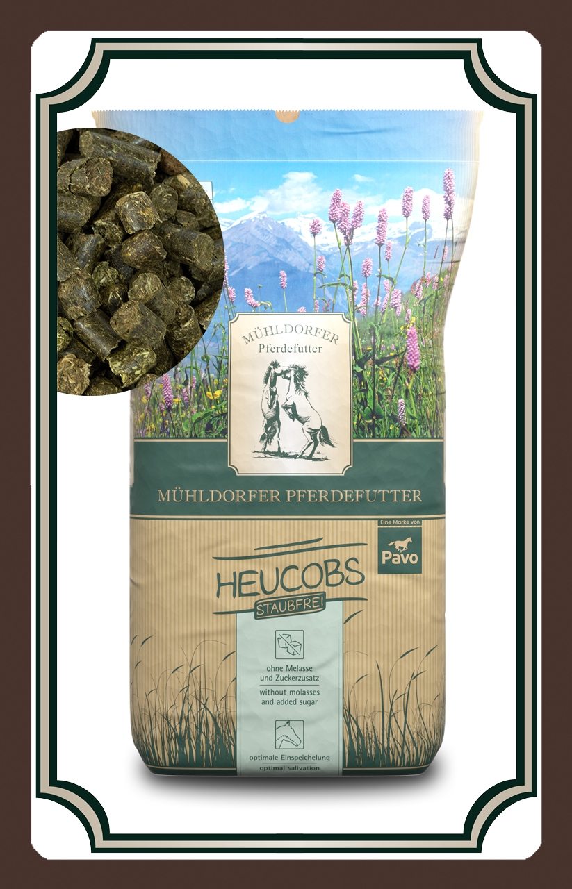 staubfrei Wiesengräsern vitalstoffreich Mühldorfer Heucobs Staubfrei 20kg