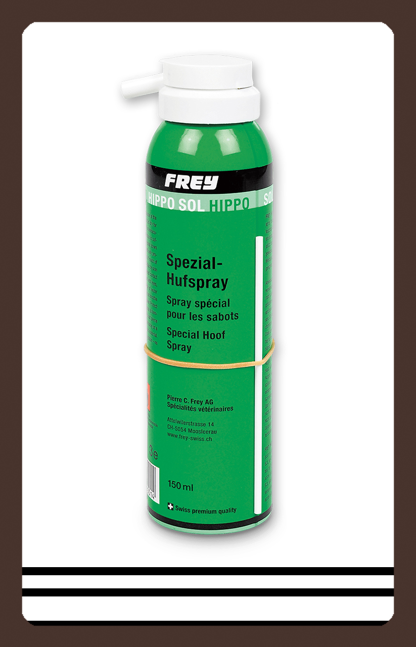 Huf Pflege Horn Pferd Hippo-Sol Hufspray 150ml